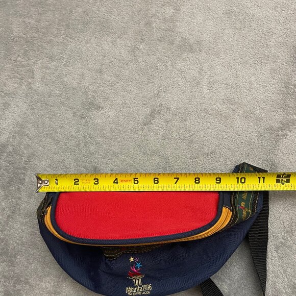 Vintage 1996 Atlanta Olympics Fanny Pack Multi Color Adjustable Waist - Picture 5 of 7